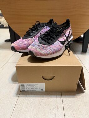 Nike Women’s Pink Multi Flyknit Racing Sneakers